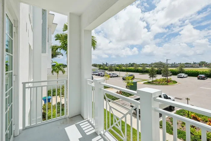 View from outdoor balcony