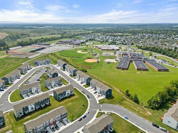 Aerial view of The Meadows at Berkeley Ridge Commuinity