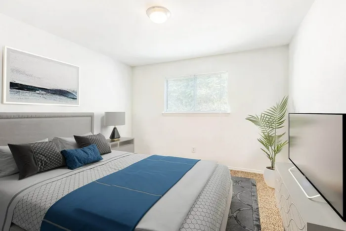 Furnished bedroom