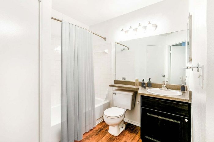 Bathroom with tub