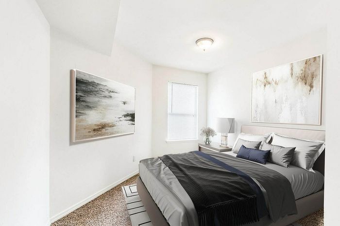 Furnished bedroom