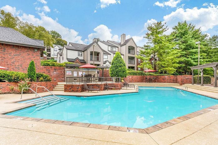 Sparkling swimming pool