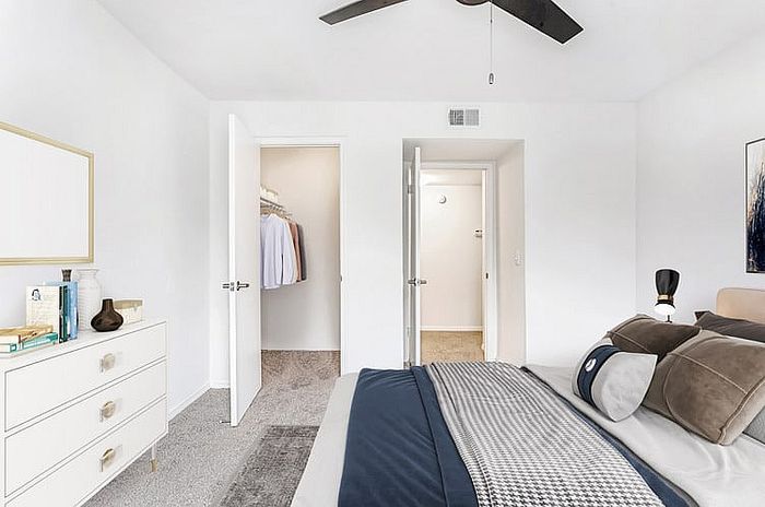 Furnished bedroom