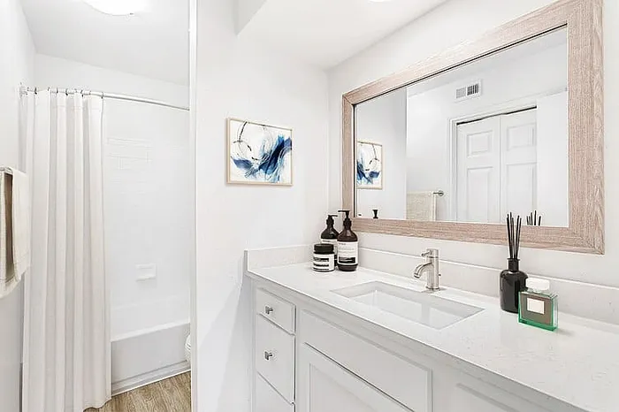 Bathroom with tub