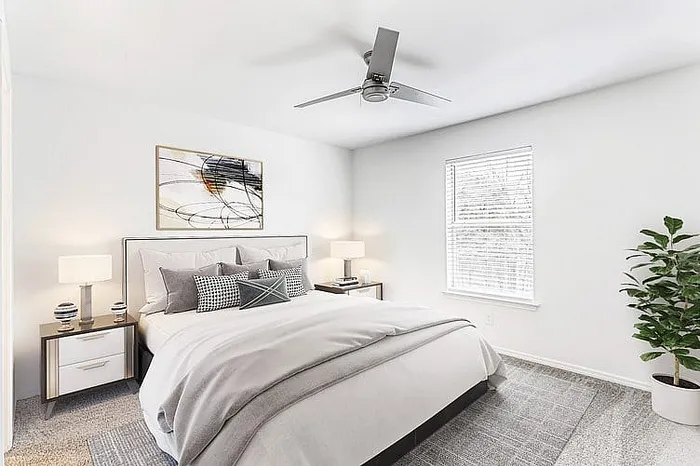 Furnished bedroom