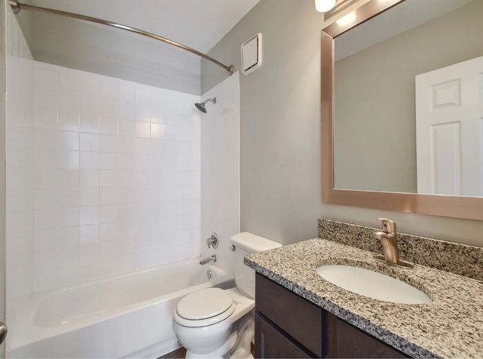 Bathroom with large tub