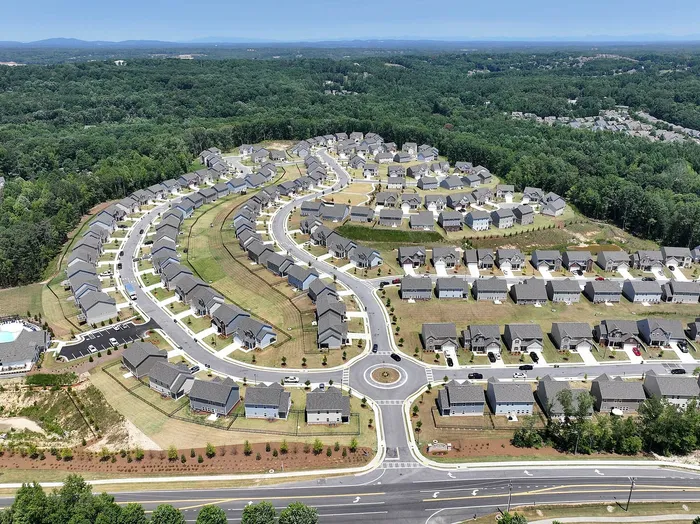 Drone picture of the community