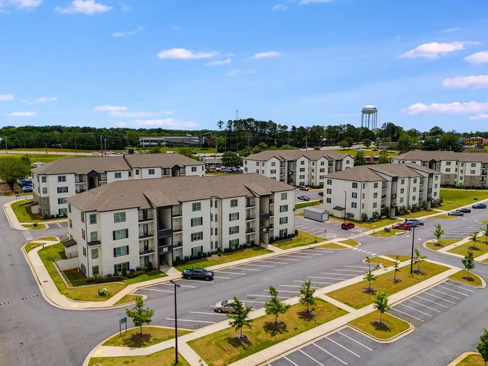 Exterior of community at Paragon Luxury Apartments in Athens, GA