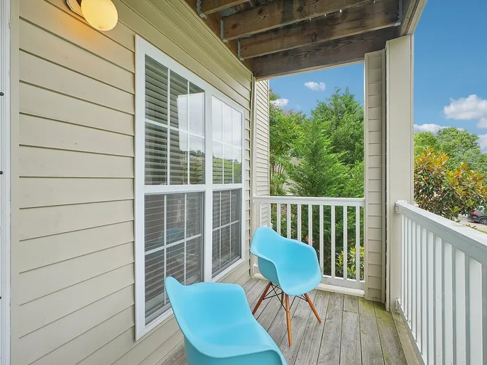 Balcony with chairs