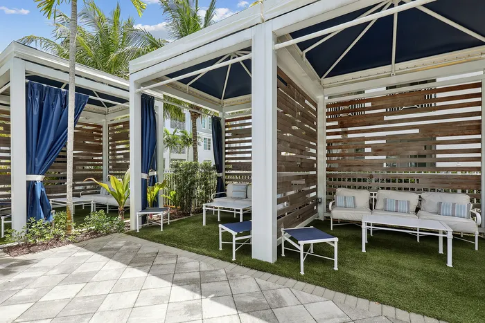 outdoor cabanas