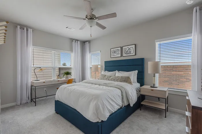 Furnished guest bedroom