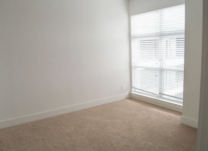 bedroom with large windows
