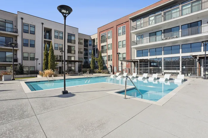 Expansive Sundeck with Wading Pool