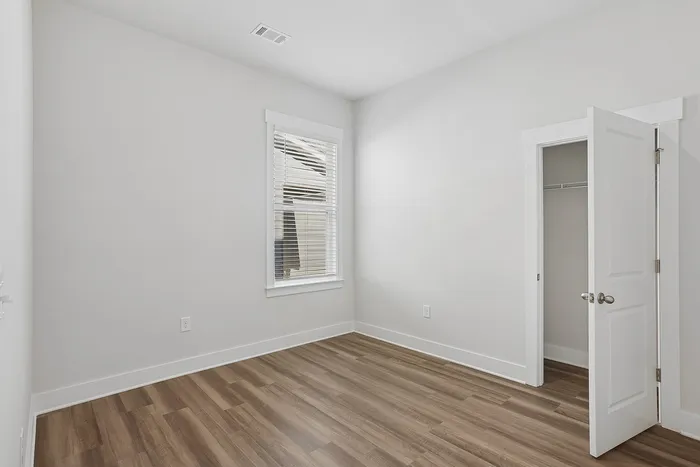 luxury vinyl blank flooring in bedroom