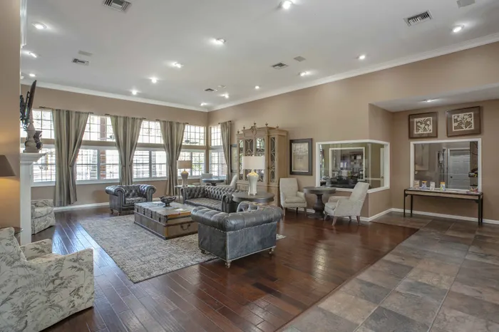 furnished clubhouse