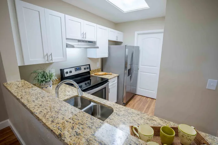 kitchen with stainless steel appliances