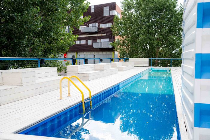 shipping container swimming pool