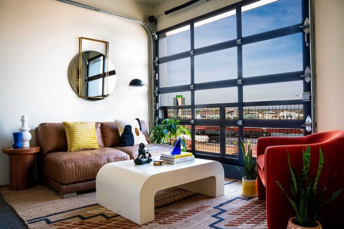 living room with a view