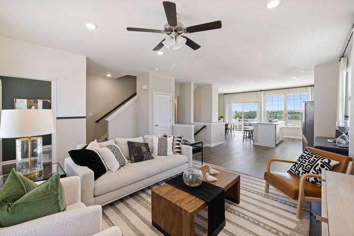 furnished dining area of townhome