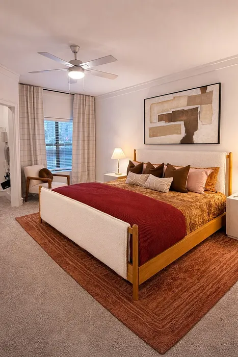 staged bedroom