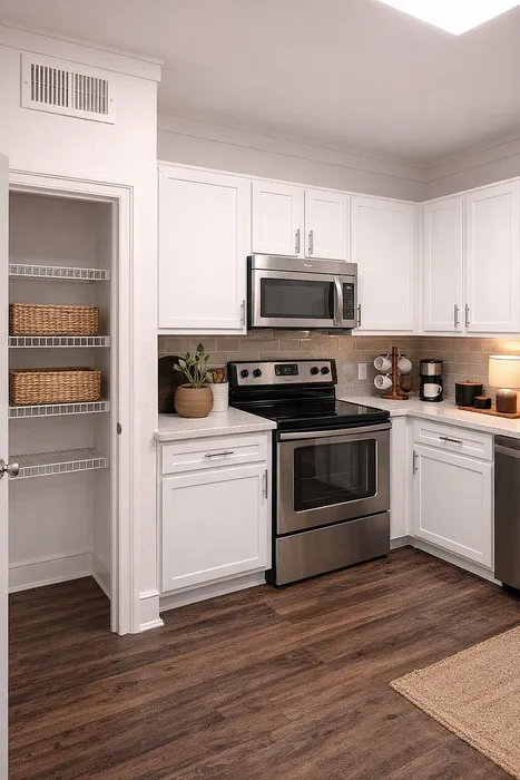staged kitchen