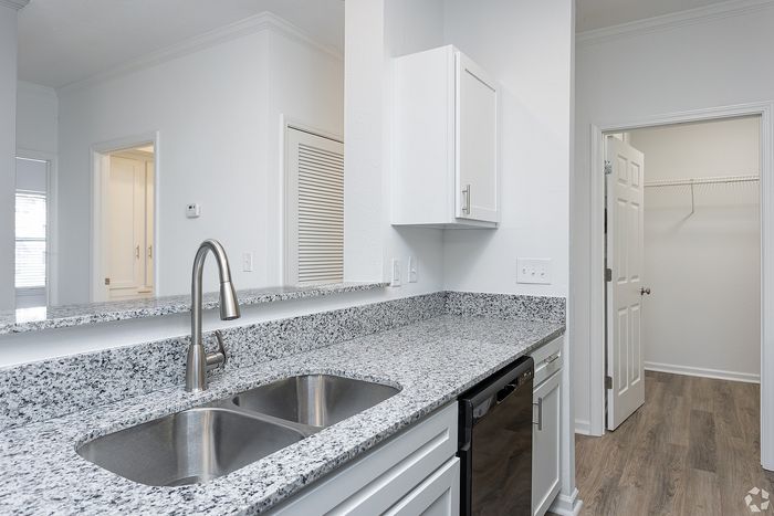 kitchen with marble countertops
