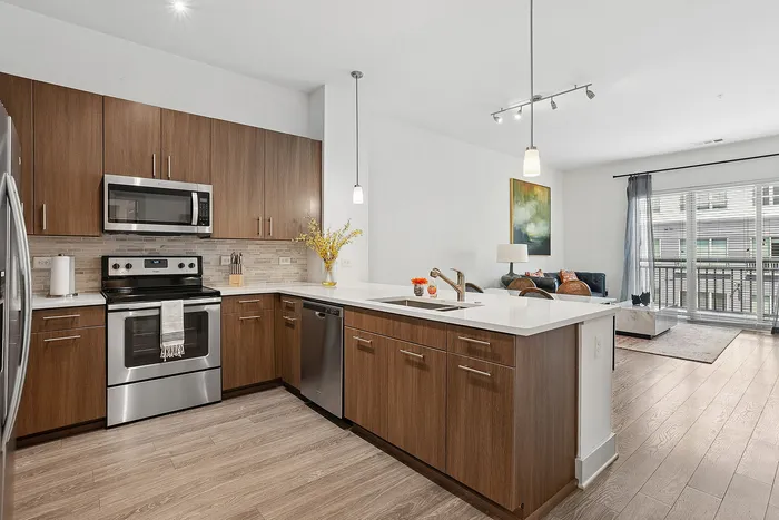 furnished kitchen