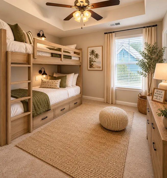 virtually staged bedroom