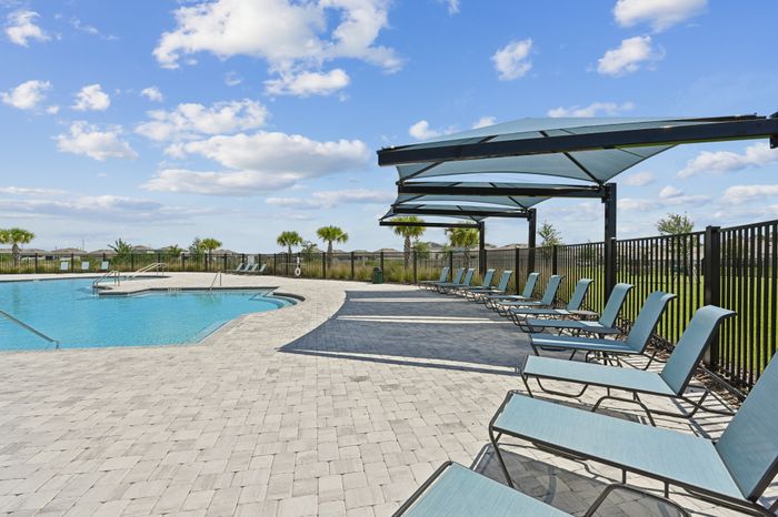 Pool Sundeck with Loungers