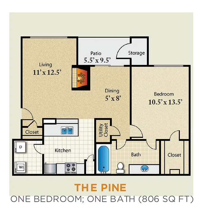 The Pine Floor Plan Image