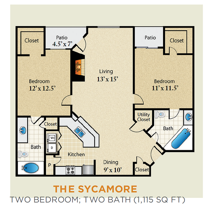 The Sycamore Floor Plan Image