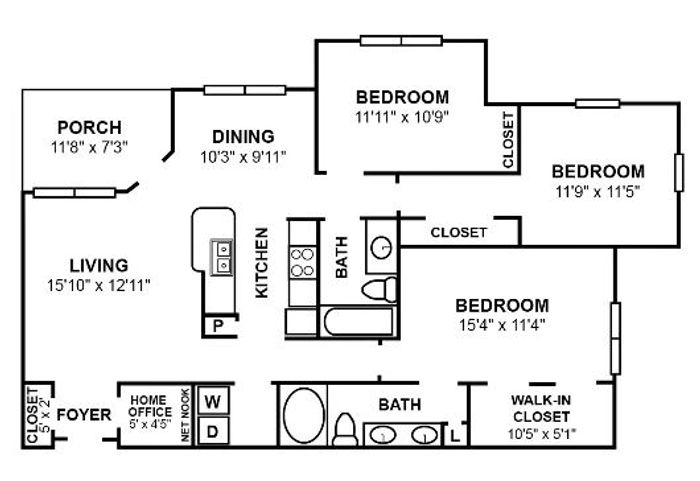 C1 Floor Plan Image