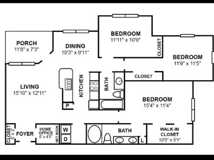 C1R2 Floor Plan Image