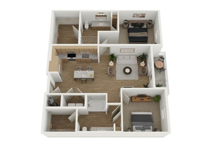 B1-HC Floor Plan
