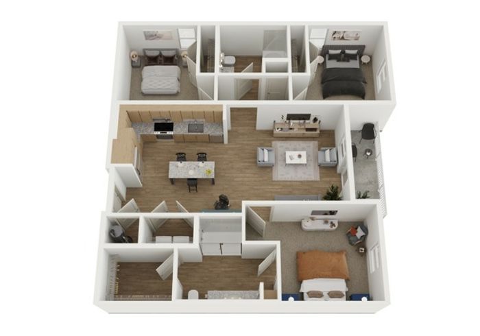 C1-HC Floor Plan