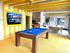 Pool table and lounge area