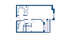 Westwater Floorplan Units 104, 201, 301, 401, & 501