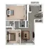 2 Bedroom, 1 Bathroom