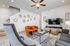 furnished living area with seating in townhome