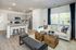 furnished living and kitchen area of home