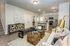 furnished living and kitchen area of home