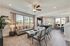 Living Room with Vinyl Plank Flooring and Lots of Windows for Natural Light