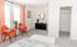 Bedroom with office nook and walk in closet