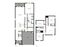 four bedroom, two and a half bathroom floor plan