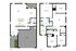 four bedroom, two and a half bathroom floor plan