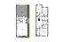 Three bedroom and two and a half bathroom floorplan