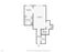 Elegant floor plan showcasing a spacious living room, cozy dining area, modern kitchen, and a well-appointed bathroom with ample storage options.