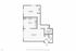 Modern floor plan featuring a spacious bedroom, a functional kitchen, and a bright living room with ample natural light.