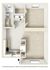 Charming 1-bedroom floor plan featuring an efficient bath and kitchen layout with ample natural light.