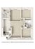 Elegant 2D floor plan showcasing 3 spacious bedrooms, a modern kitchen, and 2 sleek bathrooms, ideal for comfortable family living.